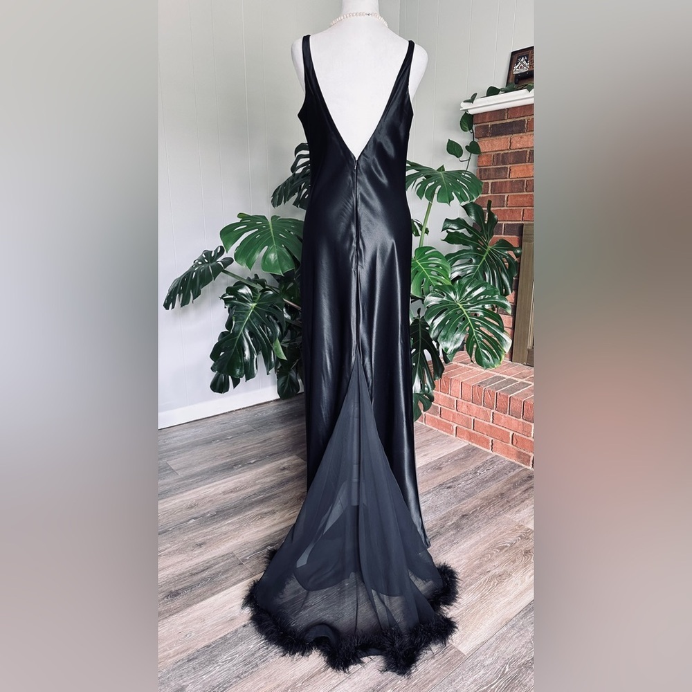 🛍️ Vintage NIKI by Niki Livas gorgeous sexy black dress size 14 excellent . - Picture 3 of 10